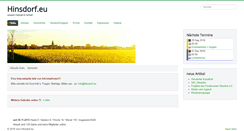 Desktop Screenshot of hinsdorf.eu
